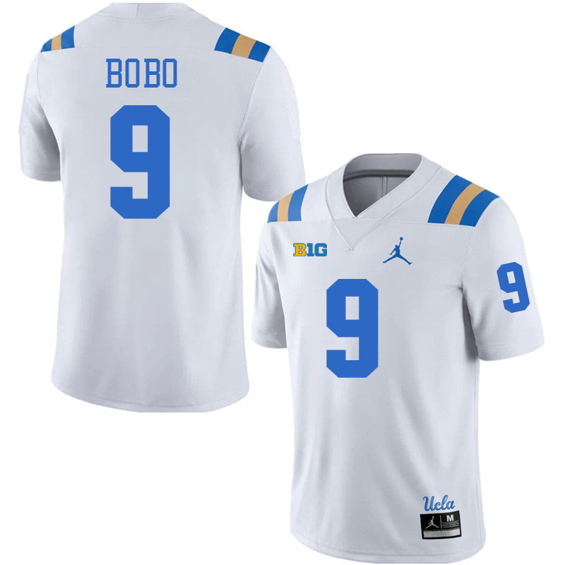 Jake Bobo UCLA Jersey,UCLA Bruins #9 Jake Bobo Jersey Youth College Football Uniforms-White